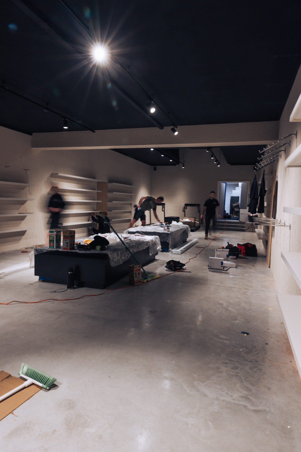 Stewart Electrical team at work